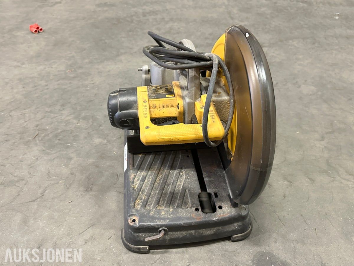 DeWalt DW872-QS metallkappemaskin 355 mm – 2200 W