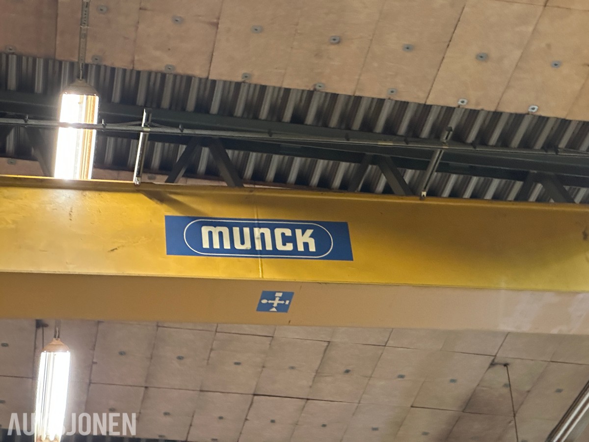 2001 Munck Traverskran | 5 tonn SWL | Fjernstyring