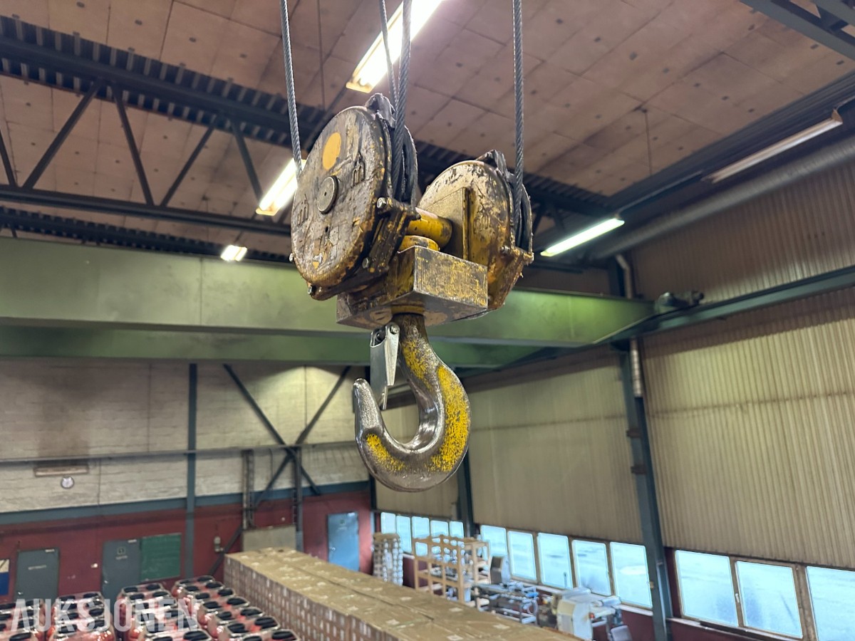 2001 Munck Traverskran | 5 tonn SWL | Fjernstyring