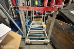 Aluminium rullebord / materialvogn med 5 ruller og hjul