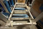 Aluminium rullebord / materialvogn med 5 ruller og hjul