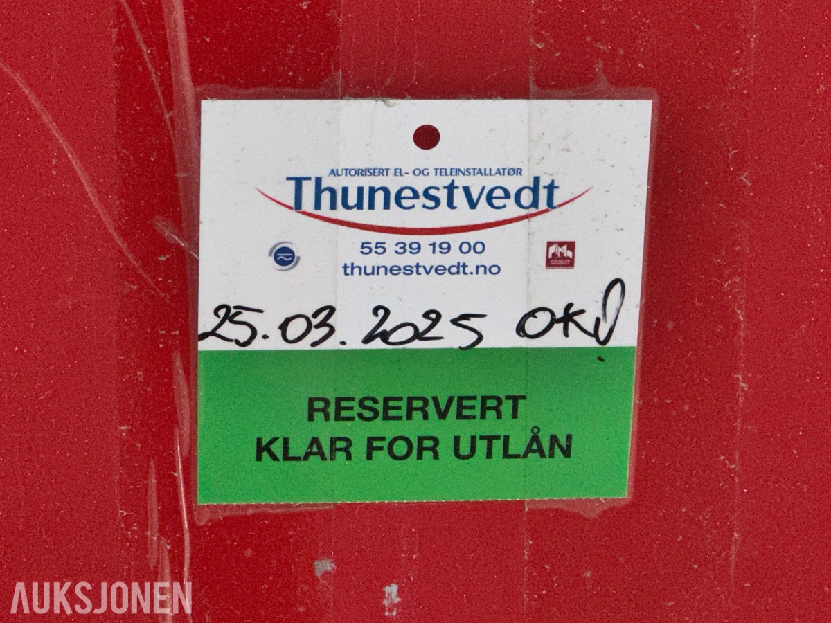 Bygg-Strøm byggestrømskap 400 V / 125 A – med stativ