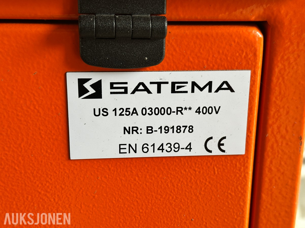 Satema US 125A 400V byggestrømskap / undersentral