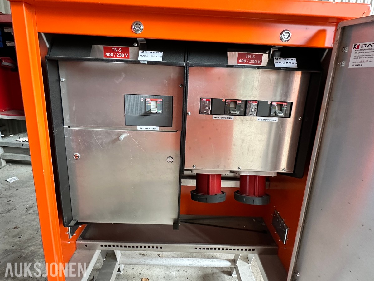 Satema Modulex 250A M250-2 byggestrømsentral – 230/400 V – 250A