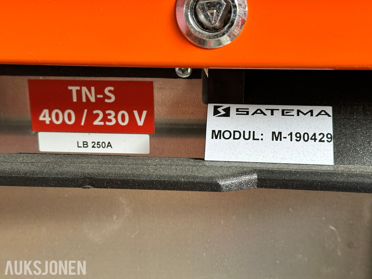 Satema Modulex 250A M250-2 byggestrømsentral – 230/400 V – 250A