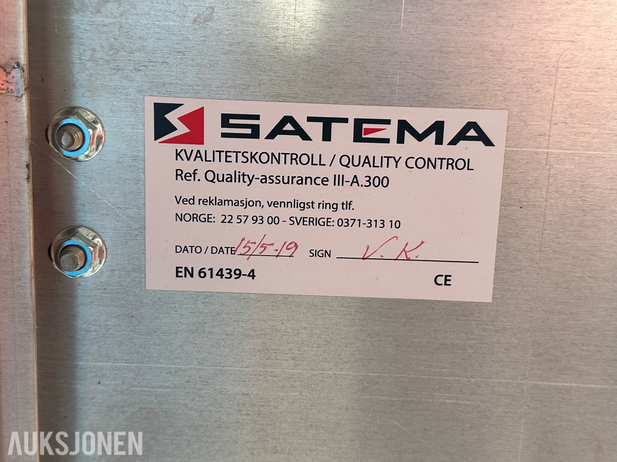 Satema Modulex 250A M250-2 byggestrømsentral – 230/400 V – 250A
