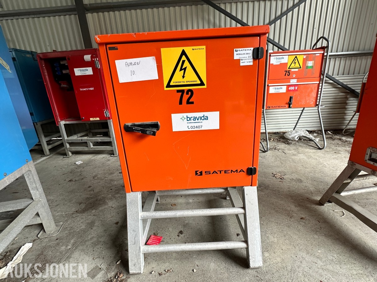 Satema Modulex 250A M250-2 byggestrømsentral – 230/400 V – 250A