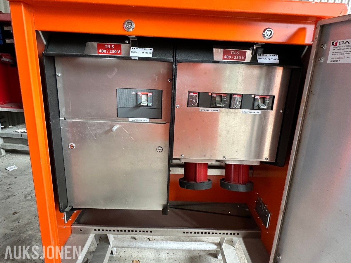 Satema Modulex 250A M250-2 byggestrømsentral – 230/400 V – 250A