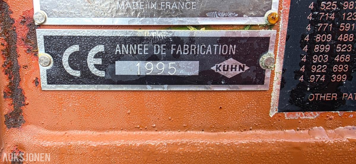 1995 KUHN Slåmaskin FC250G - Slåmaskin - Stengelbehhandler