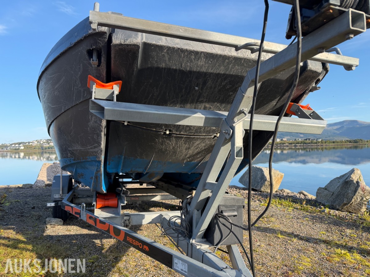 2016 Pioner Multi 17 fot med Yamaha 80 hk og Respo henger – komplett pakke