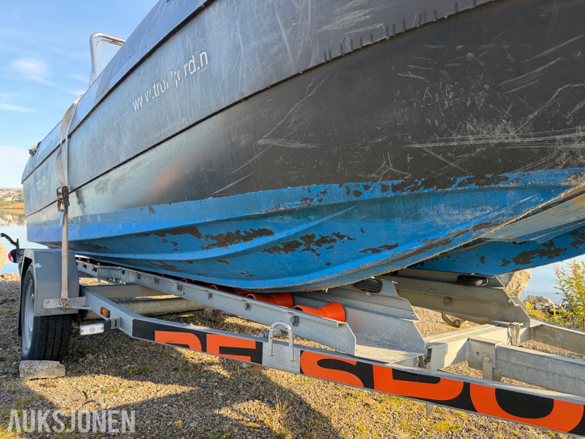 2016 Pioner Multi 17 fot med Yamaha 80 hk og Respo henger – komplett pakke
