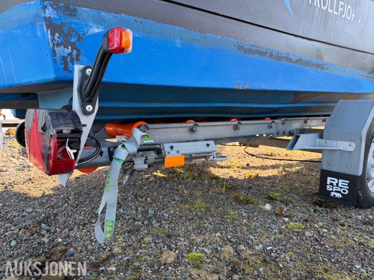 2016 Pioner Multi 17 fot med Yamaha 80 hk og Respo henger – komplett pakke