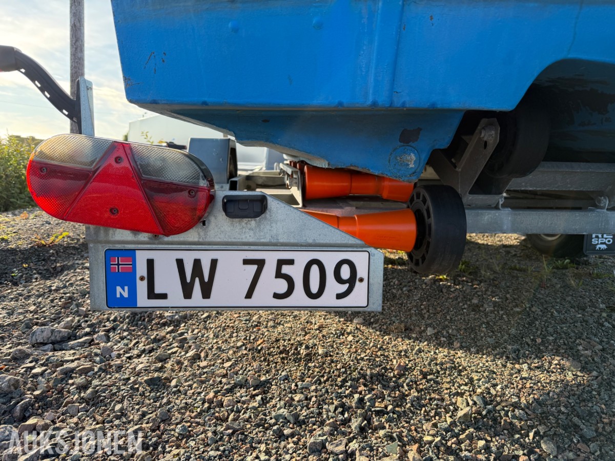 2016 Pioner Multi 17 fot med Yamaha 80 hk og Respo henger – komplett pakke