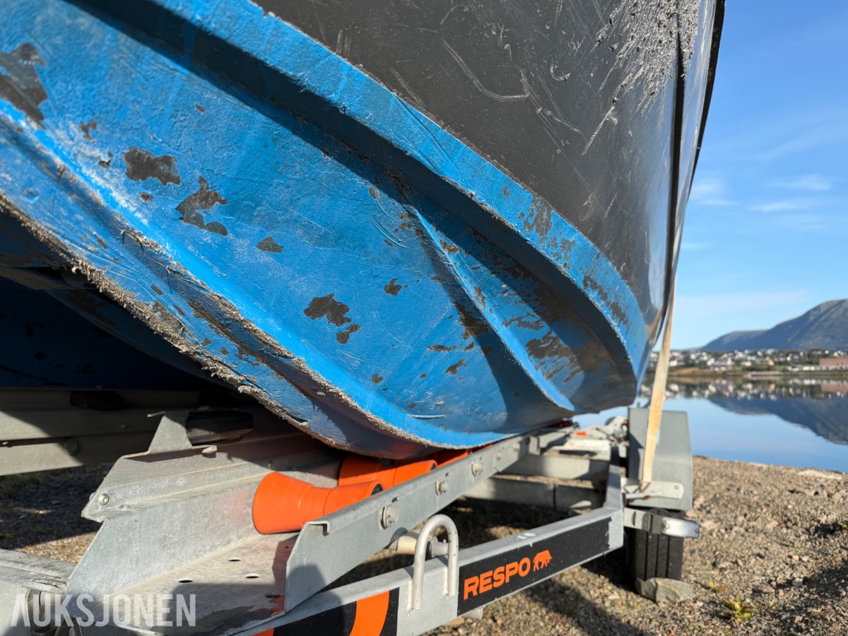 2016 Pioner Multi 17 fot med Yamaha 80 hk og Respo henger – komplett pakke