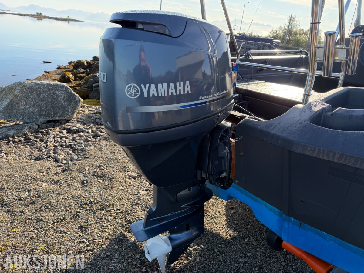2016 Pioner Multi 17 fot med Yamaha 80 hk og Respo henger – komplett pakke