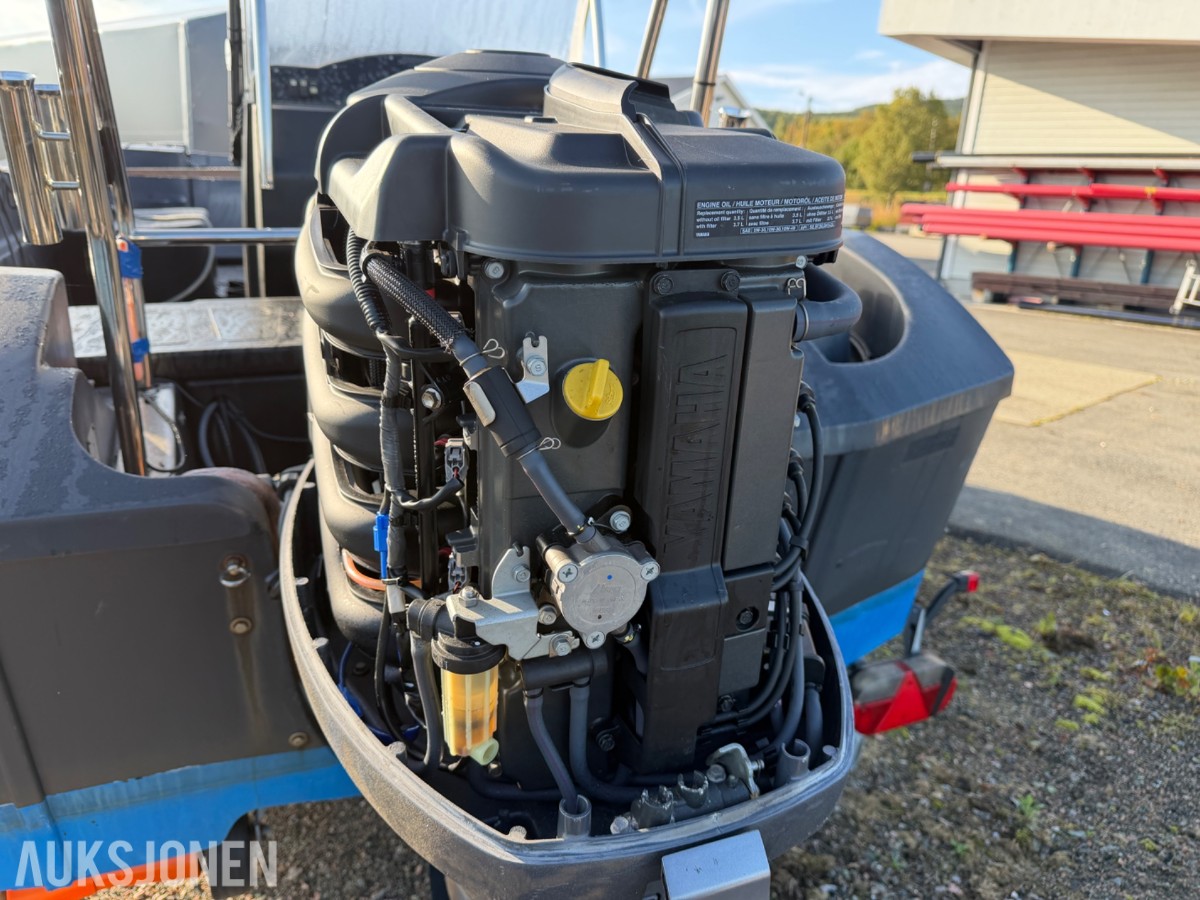 2016 Pioner Multi 17 fot med Yamaha 80 hk og Respo henger – komplett pakke