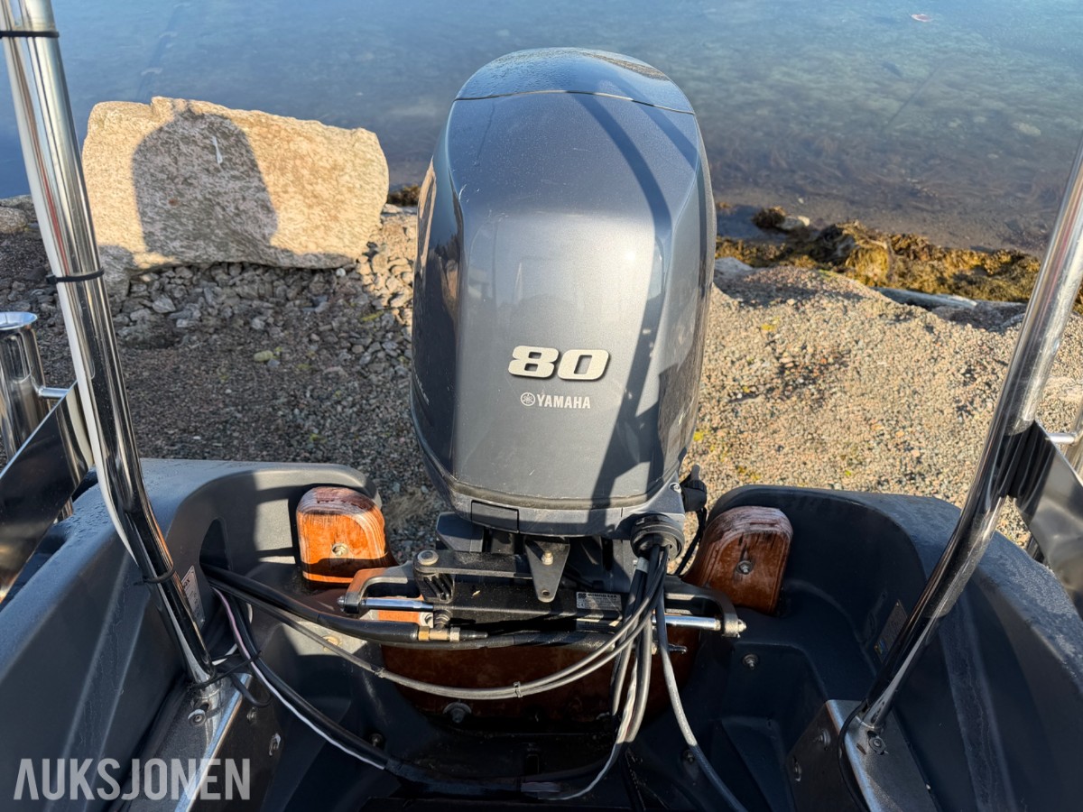 2016 Pioner Multi 17 fot med Yamaha 80 hk og Respo henger – komplett pakke
