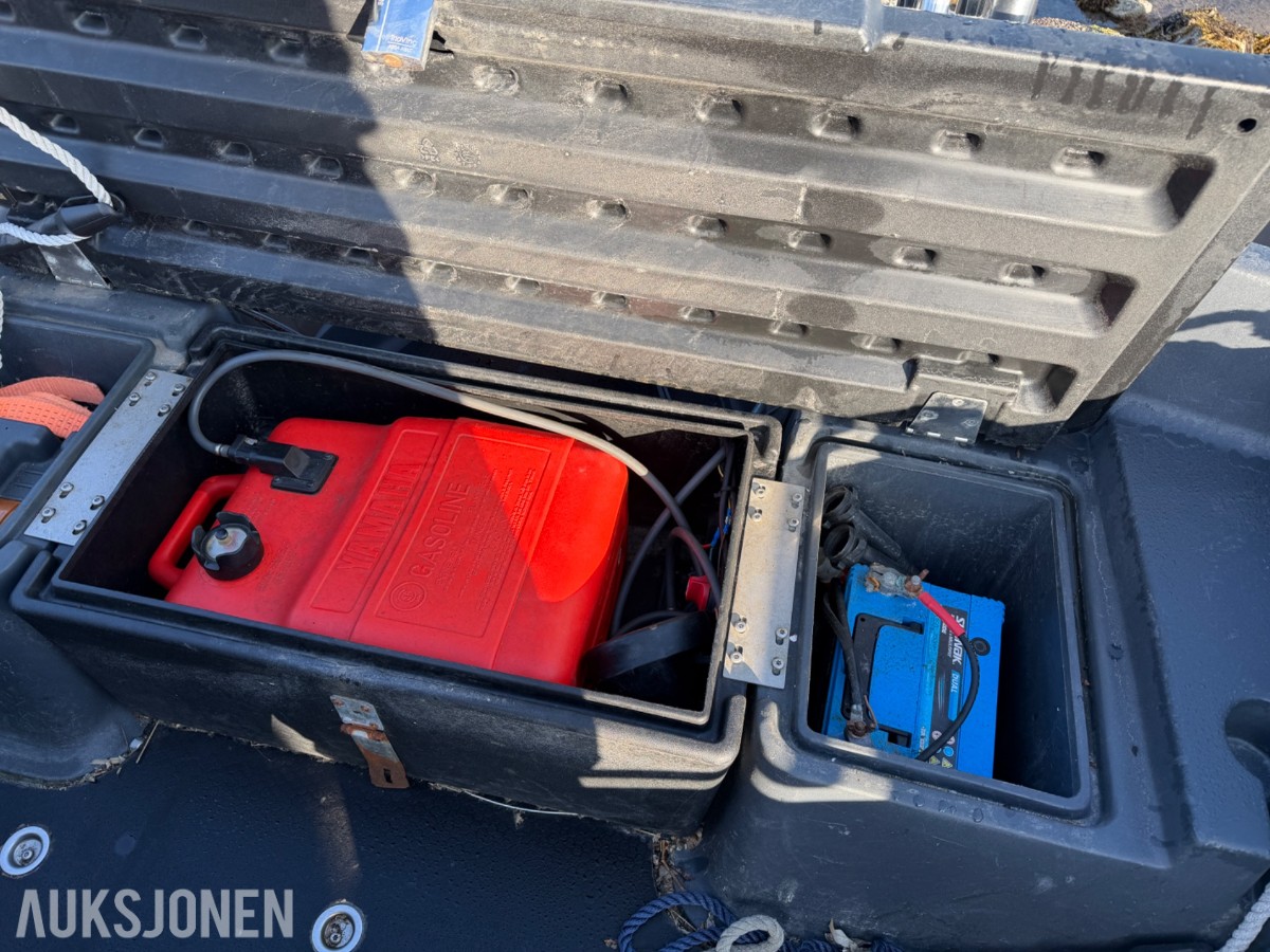 2016 Pioner Multi 17 fot med Yamaha 80 hk og Respo henger – komplett pakke