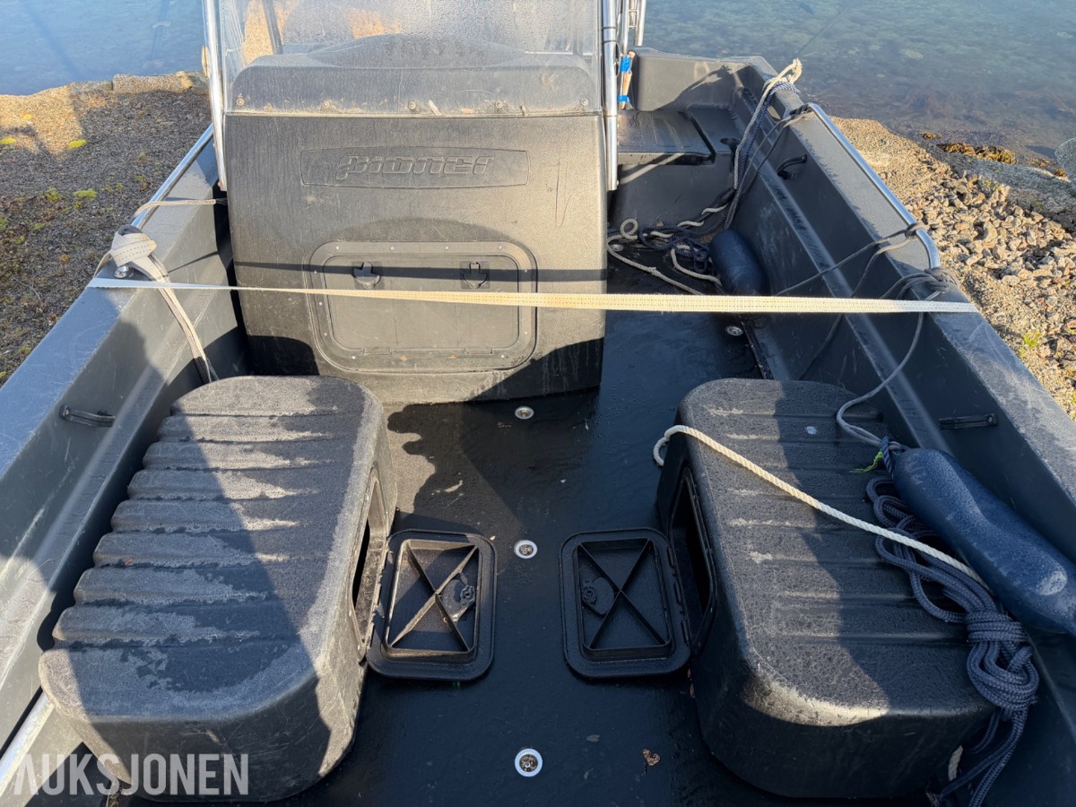 2016 Pioner Multi 17 fot med Yamaha 80 hk og Respo henger – komplett pakke