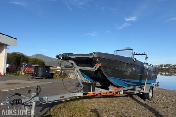 2016 Pioner Multi 17 fot med Yamaha 80 hk og Respo henger – komplett pakke