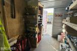 20 Fots lager Container - innredet med hyller. 