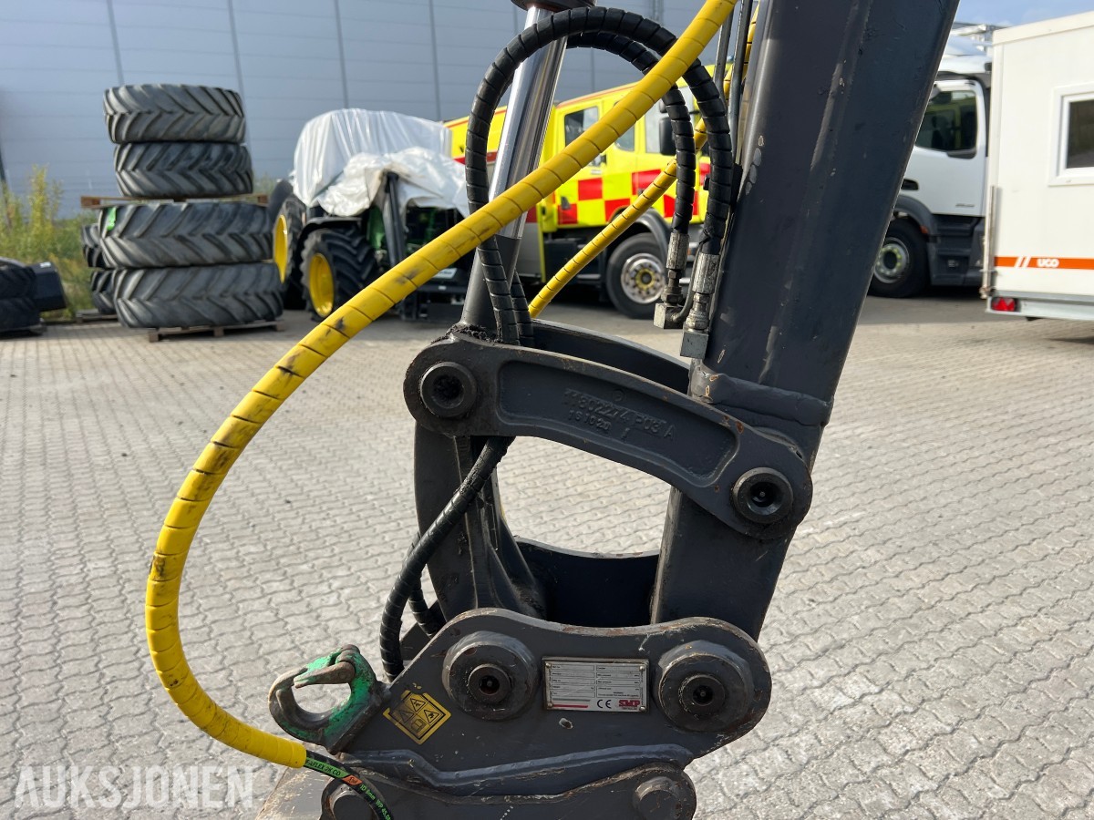 2017 Volvo ECR35D minigraver med 3 skuffer