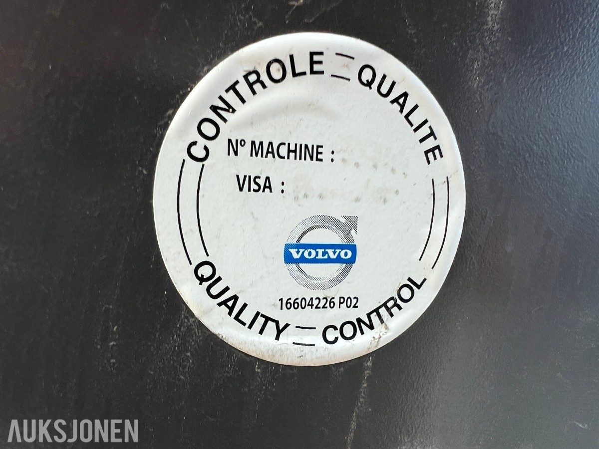 2017 Volvo ECR35D minigraver med 3 skuffer