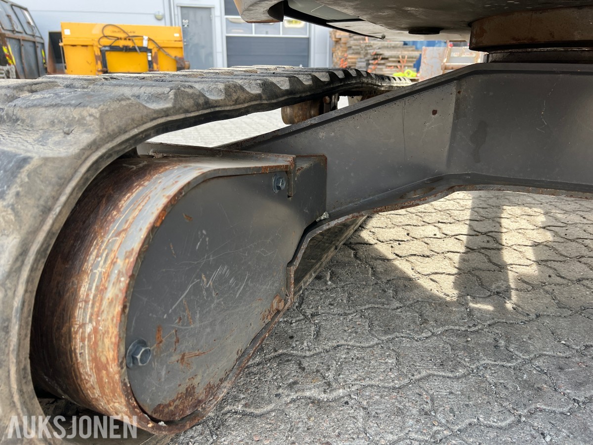 2017 Volvo ECR35D minigraver med 3 skuffer