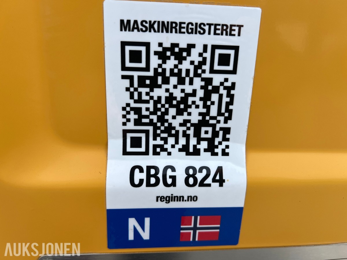 2017 Volvo ECR35D minigraver med 3 skuffer