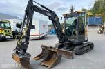 2017 Volvo ECR35D minigraver med 3 skuffer