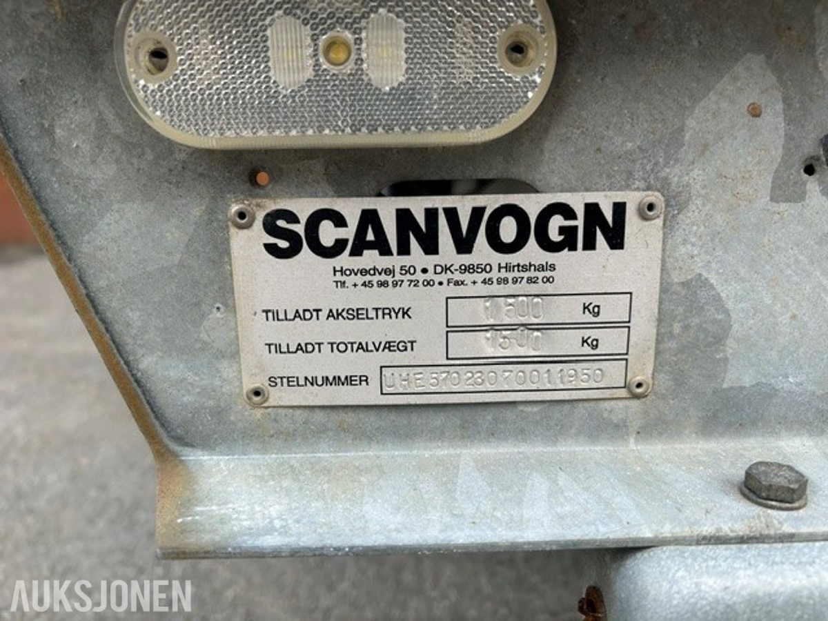 2013 Scanvogn Letthus/Mannskapsbrakke 520 – 4P med toalett og garderobe