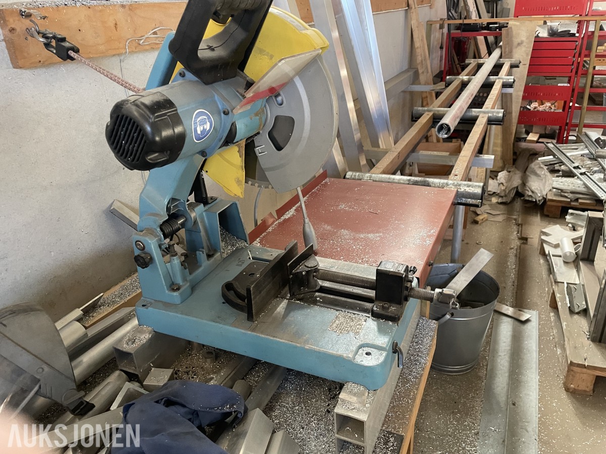 Luna Bending Rolls platevalse og metallkappsag.