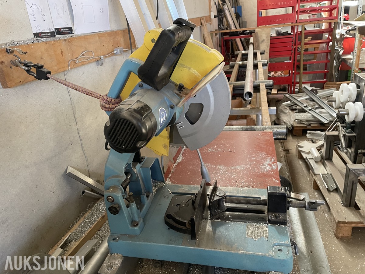 Luna Bending Rolls platevalse og metallkappsag.