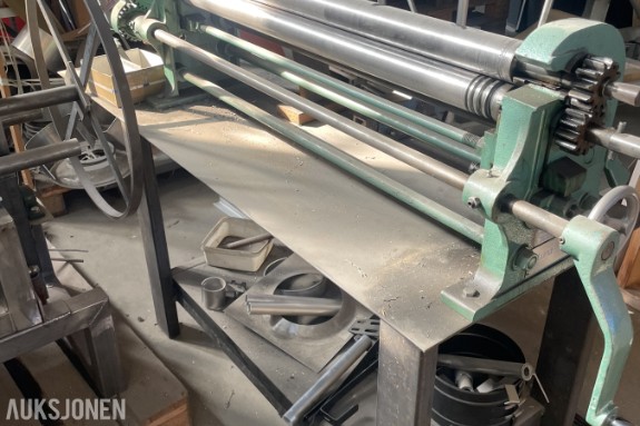 Luna Bending Rolls platevalse og metallkappsag.