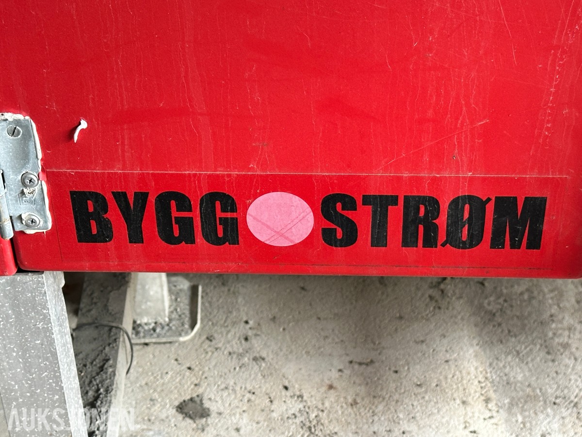 Bygg-Strøm hovedsentral 250A 400V – byggestrømsentral med stativ