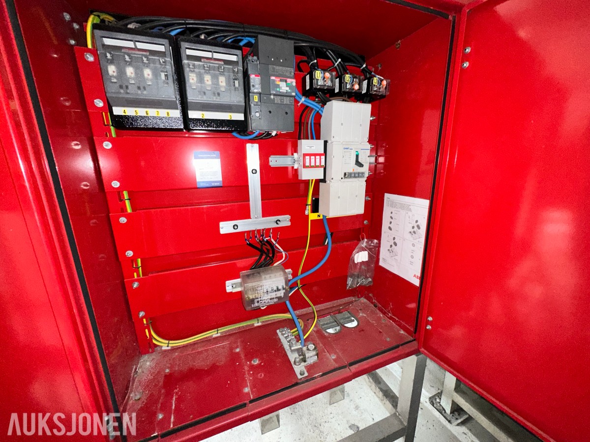 Bygg-Strøm hovedsentral 250A 400V – byggestrømsentral med stativ