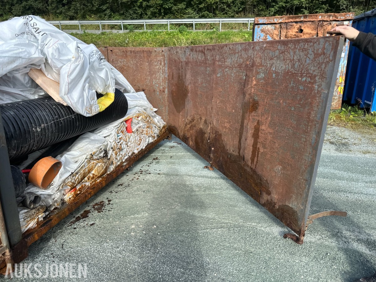 Krokkasse 6,5 m innvendig lengde, sideåpning