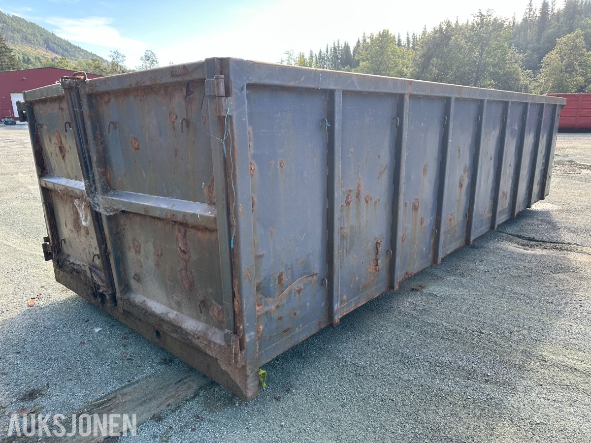 Krokkasse 6,5 m innvendig lengde, sideåpning