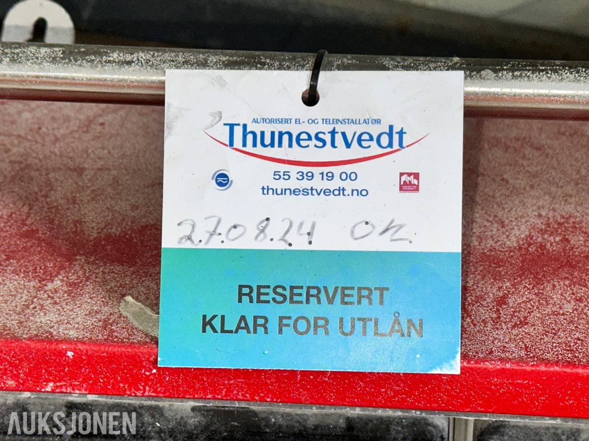 4 stk byggestrømskap / fordelingsskap – 230 V og 400 V