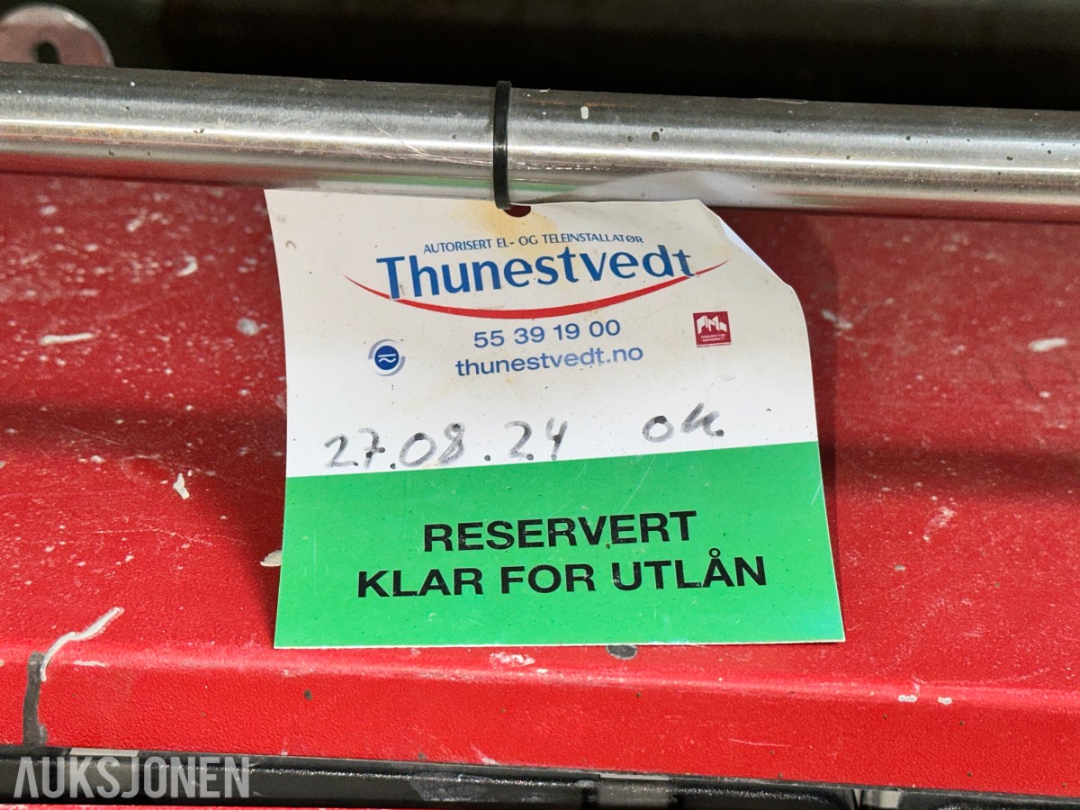 4 stk byggestrømskap / fordelingsskap – 230 V og 400 V