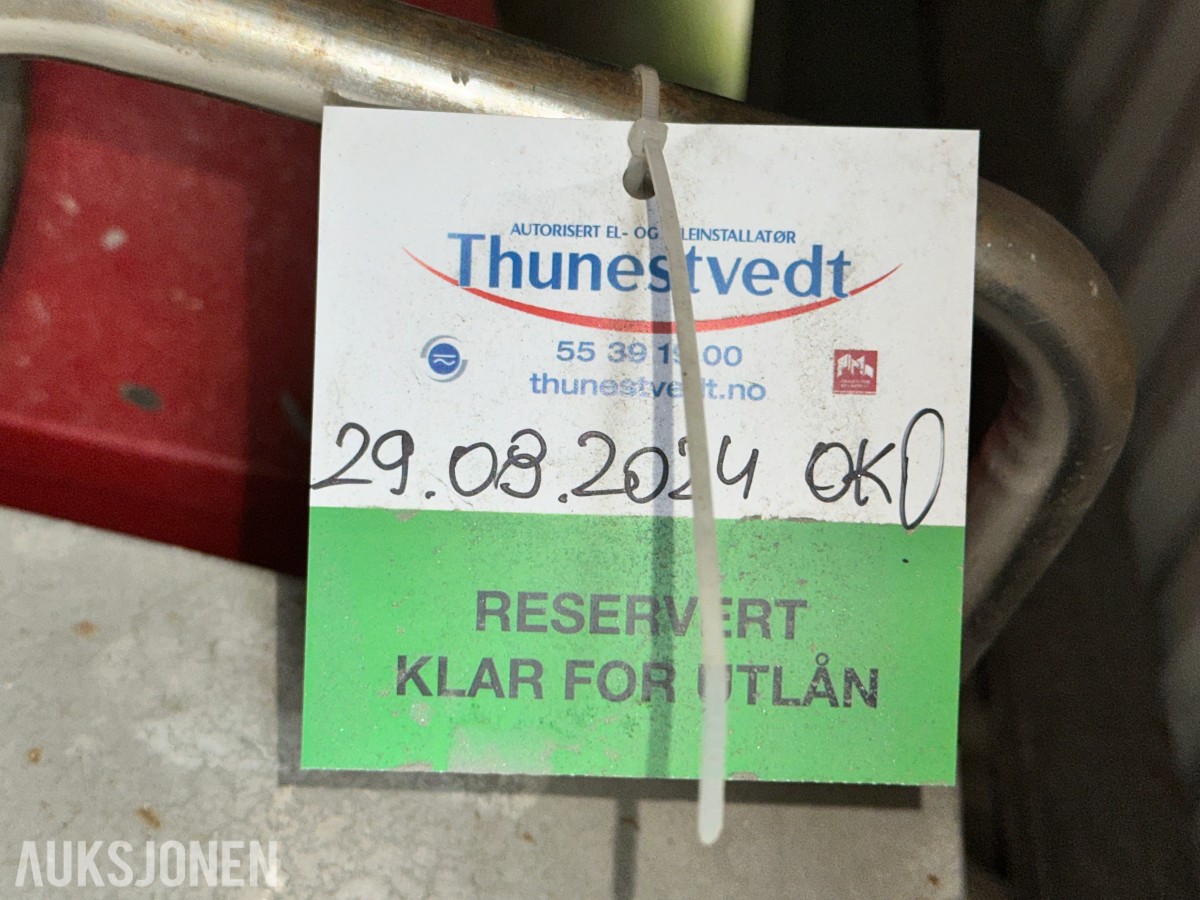 4 stk byggestrømskap / fordelingsskap – 230 V og 400 V