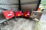4 stk byggestrømskap / fordelingsskap – 230 V og 400 V