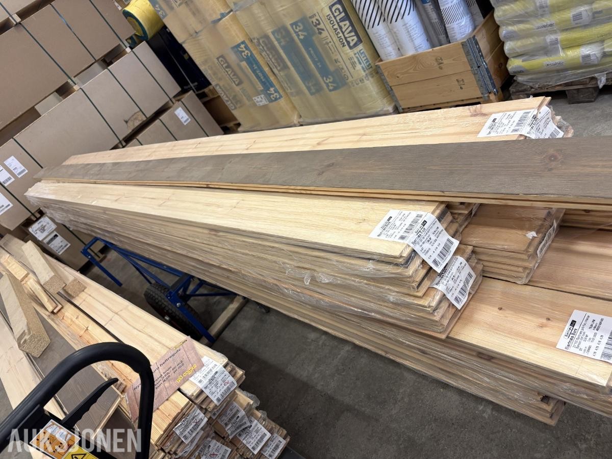 Bjertnæs heltregulv 25x160 Bark ca 30 m2