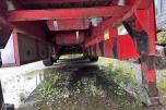 Istrail 3-akslet semitrailer, åpent plan, containerfester