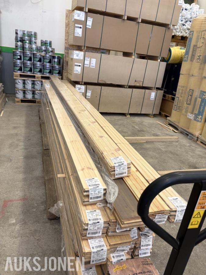 Bjertnæs heltre furugulv 21x137 ca 73m2 21x137 Børstet oljet bark