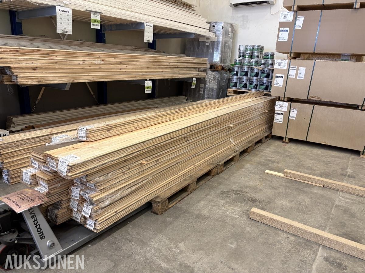 Bjertnæs heltre furugulv 21x137 ca 73m2 21x137 Børstet oljet bark