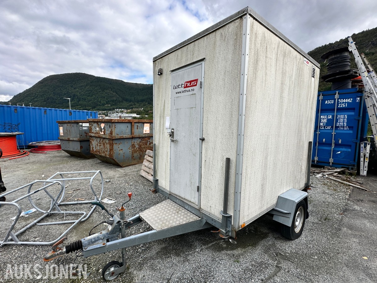 2015 Letthus på tilhenger med innredning - 700 kg