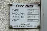 2015 Letthus på tilhenger med innredning - 700 kg
