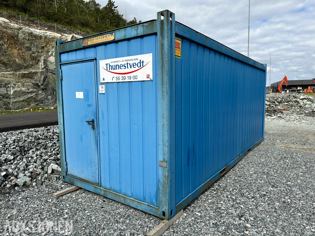 20 fots HK Container - isolert kontorcontainer