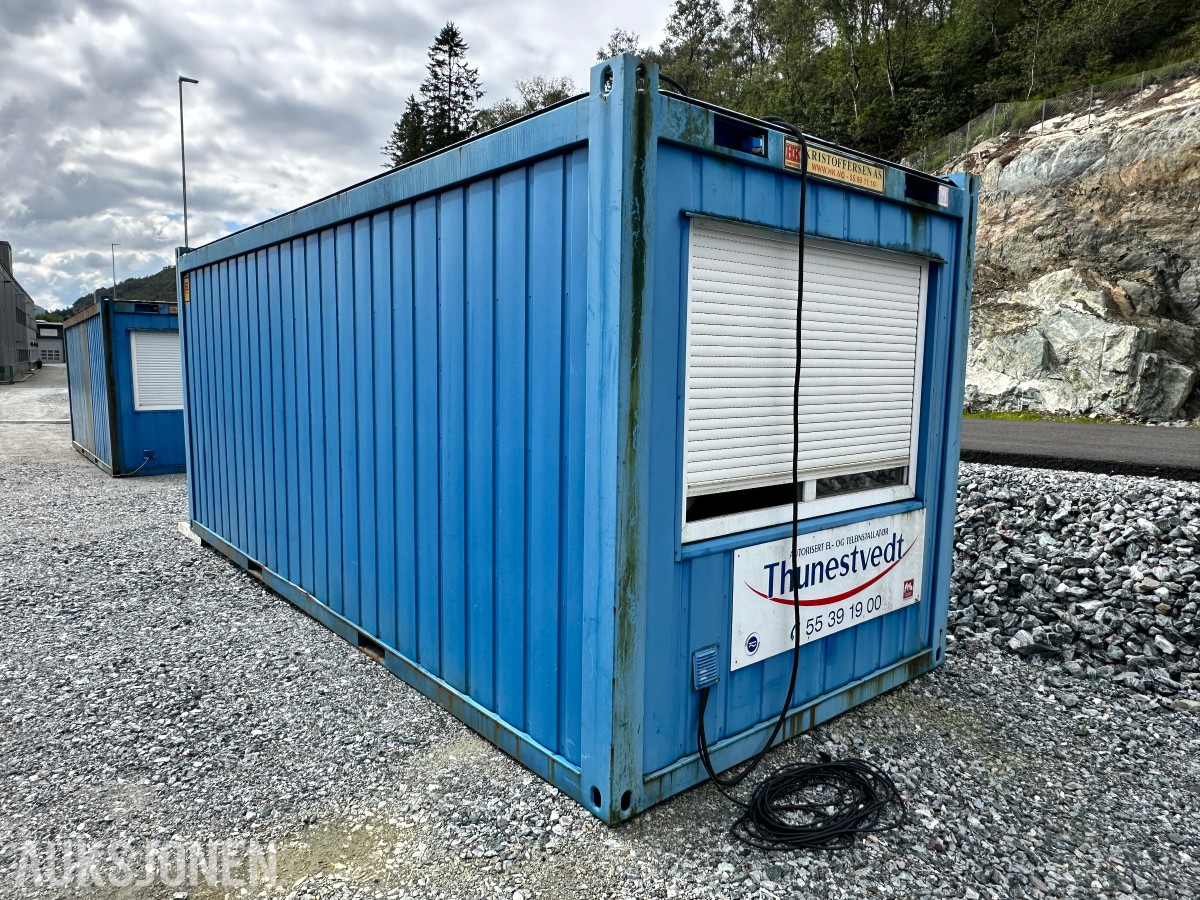 20 fots HK Container - isolert kontorcontainer